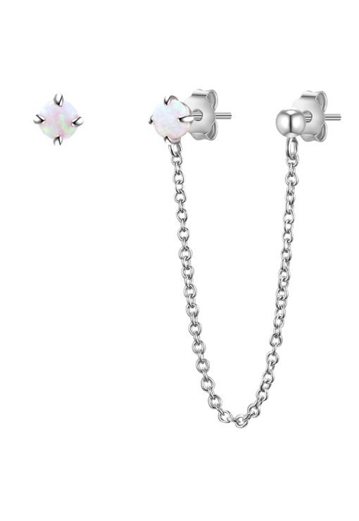 Set de cercei cu tija - cu prindere dubla-FEMEI/GENTI SI ACCESORII/Bijuterii-GENTI SI ACCESORII/Bijuterii