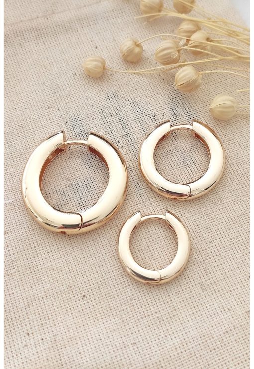 Set de cercei din alama - 3 perechi-FEMEI/GENTI SI ACCESORII/Bijuterii-GENTI SI ACCESORII/Bijuterii