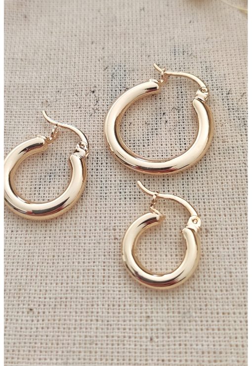 Set de cercei rotunzi - 3 piese-FEMEI/GENTI SI ACCESORII/Bijuterii-GENTI SI ACCESORII/Bijuterii