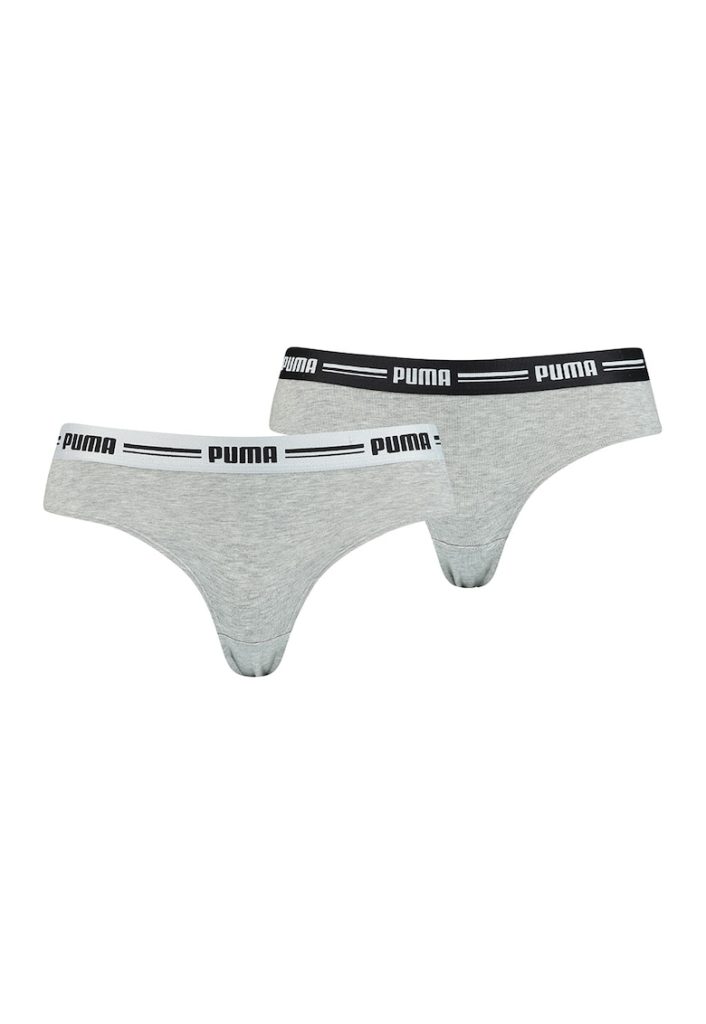 Set de chiloti brazilieni din amestec de modal cu banda logo in talie - 2 perechi-FEMEI/IMBRACAMINTE/Lenjerie intima-IMBRACAMINTE/Lenjerie intima