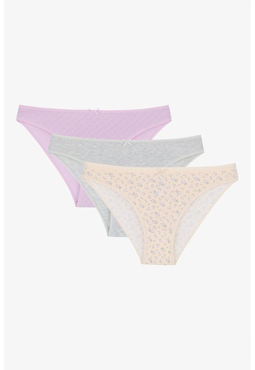 Set de chiloti clasici - 3 perechi-FEMEI/IMBRACAMINTE/Lenjerie intima-IMBRACAMINTE/Lenjerie intima