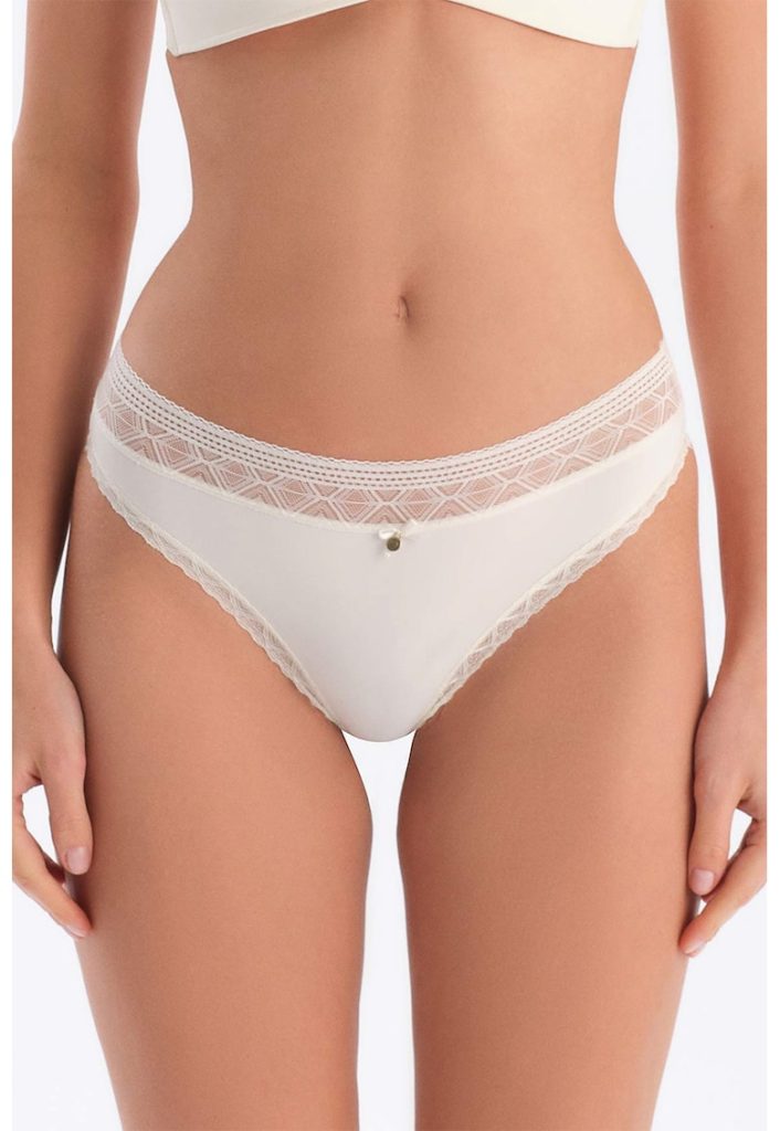 Set de chiloti cu garnituri de dantela - 2 perechi-FEMEI/IMBRACAMINTE/Lenjerie intima-IMBRACAMINTE/Lenjerie intima