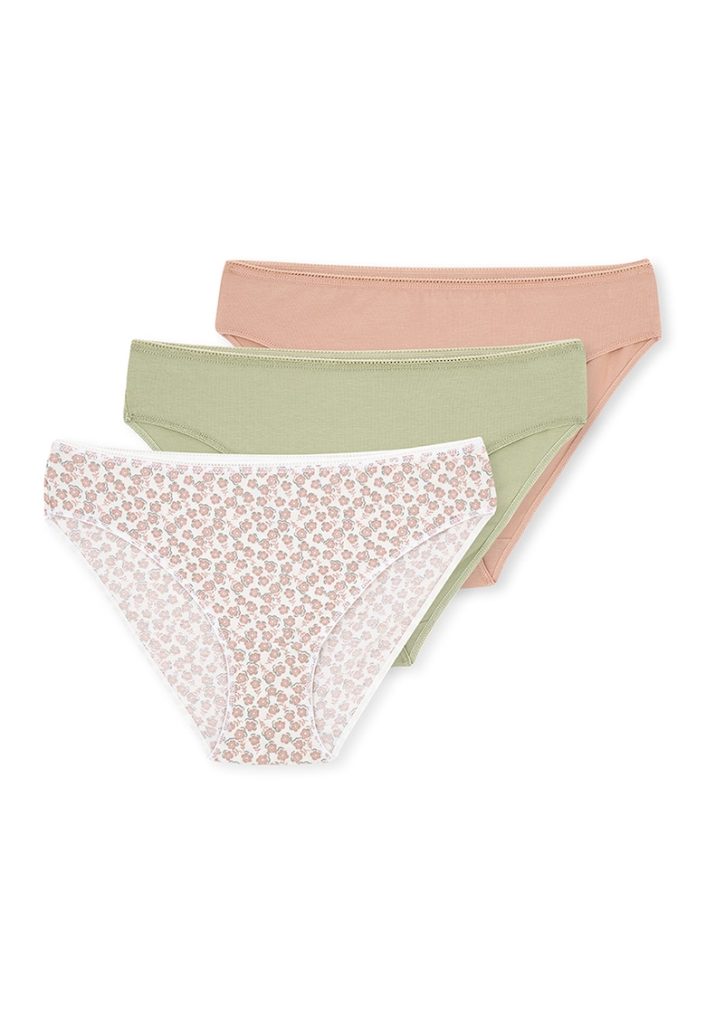 Set de chiloti de bumbac - 3 perechi-FEMEI/IMBRACAMINTE/Lenjerie intima-IMBRACAMINTE/Lenjerie intima