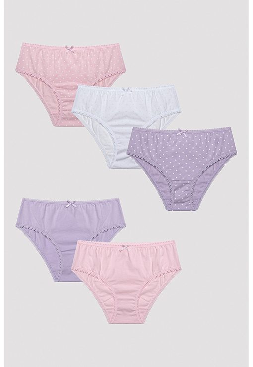 Set de chiloti de bumbac - 5perechi-FETE/IMBRACAMINTE/Lenjerie intima-IMBRACAMINTE/Lenjerie intima