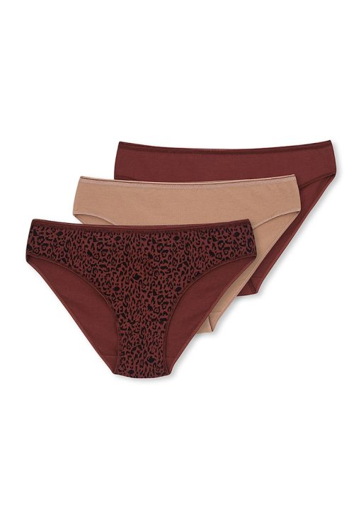 Set de chiloti din amestec de bumbac - 3 perechi-FEMEI/IMBRACAMINTE/Lenjerie intima-IMBRACAMINTE/Lenjerie intima