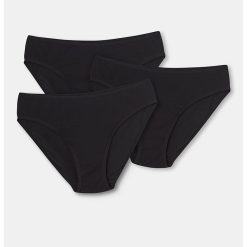 Set de chiloti din amestec de bumbac - 3 perechi-FEMEI/IMBRACAMINTE/Lenjerie intima-IMBRACAMINTE/Lenjerie intima
