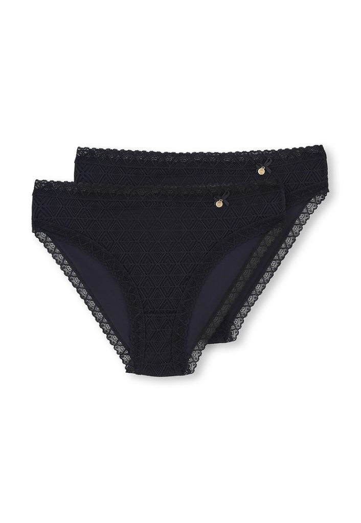 Set de chiloti uni cu dantela - 2 perechi-FEMEI/IMBRACAMINTE/Lenjerie intima-IMBRACAMINTE/Lenjerie intima