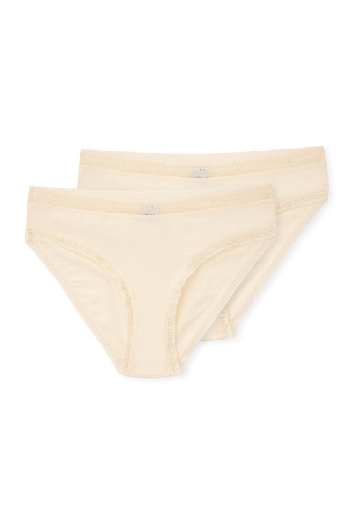 Set de chiloti uni din amestec de bumbac - 2 perechi-FEMEI/IMBRACAMINTE/Lenjerie intima-IMBRACAMINTE/Lenjerie intima