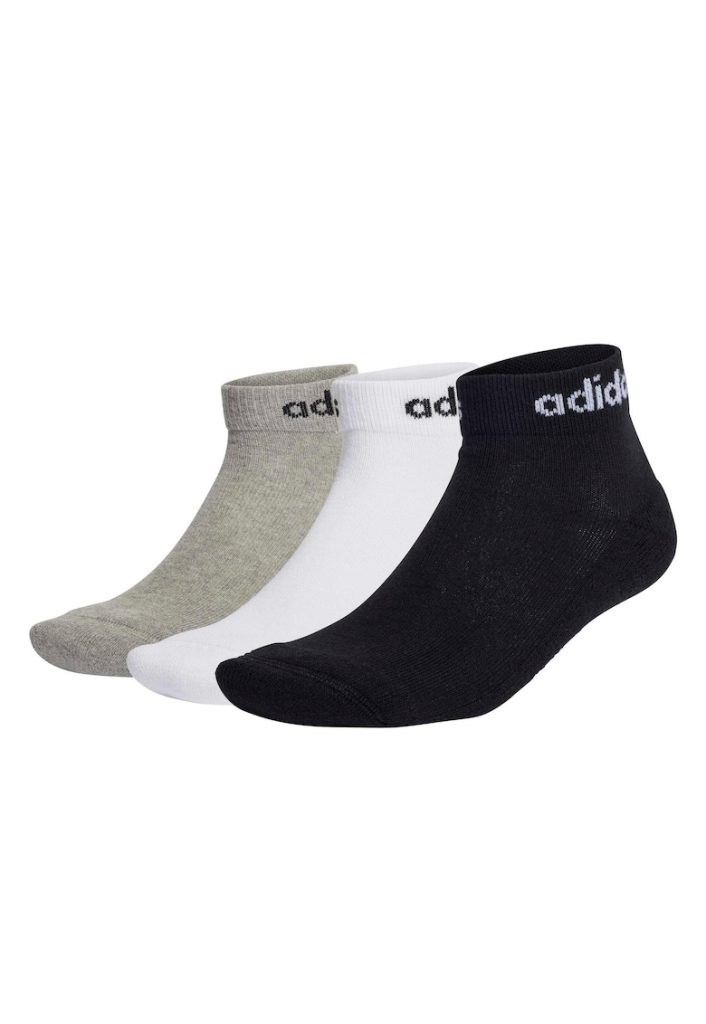 Set de sosete scurte unisex cu logo - 3 perechi-FEMEI/IMBRACAMINTE/Dresuri si sosete-IMBRACAMINTE/Dresuri si sosete