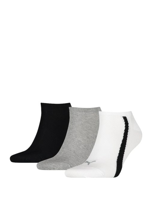 Set de sosete scurte unisex cu logo - 3 perechi-FEMEI/IMBRACAMINTE/Dresuri si sosete-IMBRACAMINTE/Dresuri si sosete
