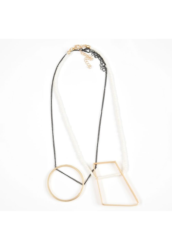 Set doua coliere metalice -  Paris-FEMEI/GENTI SI ACCESORII/Bijuterii-GENTI SI ACCESORII/Bijuterii
