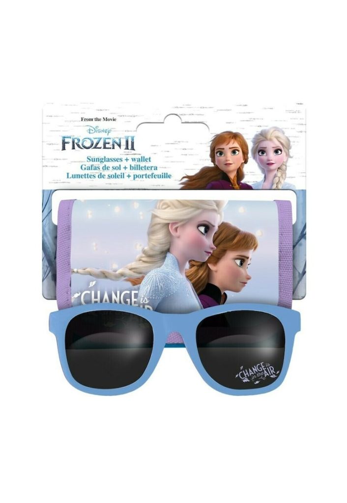 Set ochelari de soare si portmoneu - Frozen - albastru-FETE/GENTI SI ACCESORII/Ochelari de soare-GENTI SI ACCESORII/Ochelari de soare