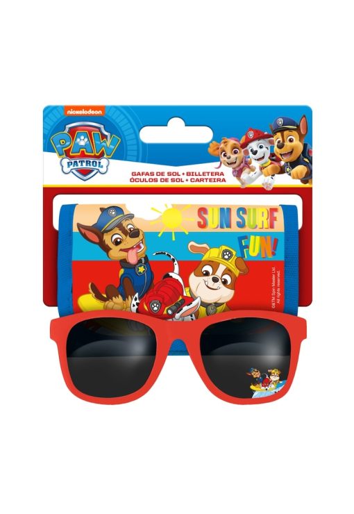 Set ochelari de soare si portmoneu - Sun - surf - fun - rosu-BAIETI/GENTI SI ACCESORII/Ochelari de soare-GENTI SI ACCESORII/Ochelari de soare