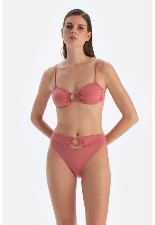 Slip cu detaliu metalic frontal-FEMEI/IMBRACAMINTE/Costume de baie-IMBRACAMINTE/Costume de baie