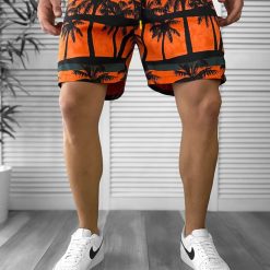 Sort de baie cu imprimeu 12573 D5-4.1-Pantaloni > Sort de baie