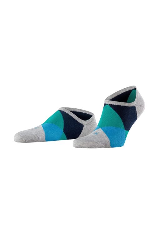 Sosete pana la glezna din amestec de bumbac organic cu model argyle-BARBATI/IMBRACAMINTE/Dresuri si sosete-IMBRACAMINTE/Dresuri si sosete