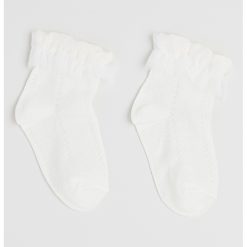 Sosete scurte cu garnituri de dantela-FETE/IMBRACAMINTE/Lenjerie intima-IMBRACAMINTE/Lenjerie intima