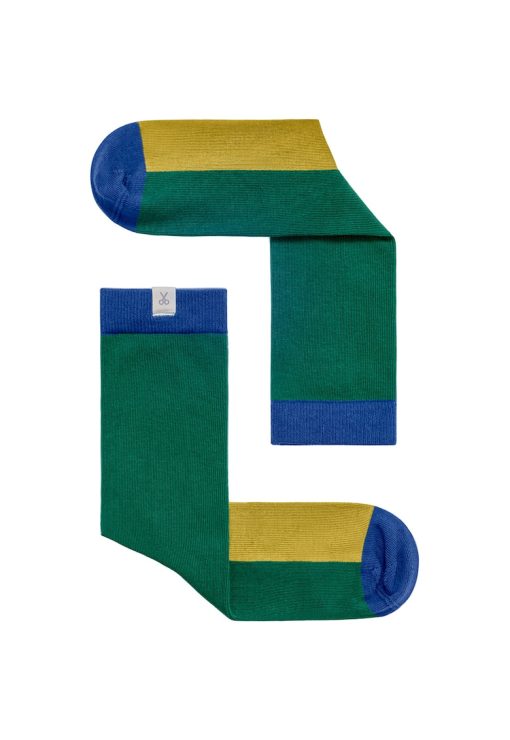 Sosete unisex colorblock-FEMEI/IMBRACAMINTE/Dresuri si sosete-IMBRACAMINTE/Dresuri si sosete