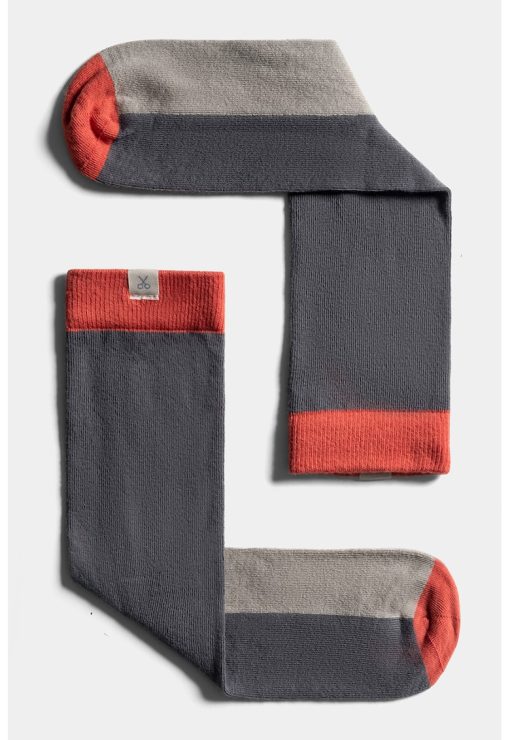 Sosete unisex lungi cu model colorblock-FEMEI/IMBRACAMINTE/Dresuri si sosete-IMBRACAMINTE/Dresuri si sosete