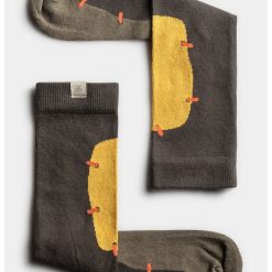 Sosete unisex lungi cu model colorblock-FEMEI/IMBRACAMINTE/Dresuri si sosete-IMBRACAMINTE/Dresuri si sosete