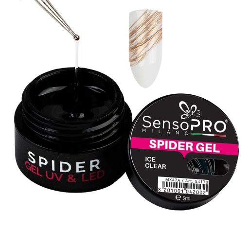 Spider Gel SensoPRO Milano Ice Clear