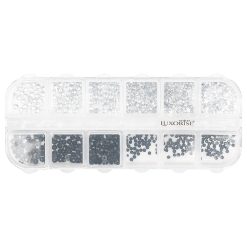 Strasuri Unghii LUXORISE Disco Black White 12 modele 3