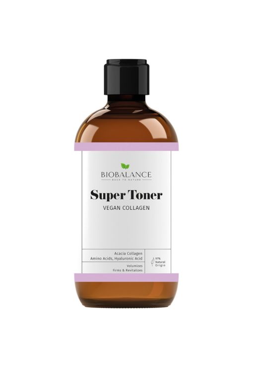 Super Toner Vegan Collagen - cu Efect de Fermitate - Volumizare si Revitalizare - pentru Toate Tipurile de Ten -  250 ml-FEMEI/INGRIJIRE COSMETICA/Ingrijire corp-INGRIJIRE COSMETICA/Ingrijire corp