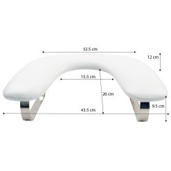 Suport Manichiura ZenU LUXORISE White Silver 1