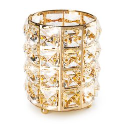 Suport pensule cu cristale - Gold-Makeup-Cupio Home & Lifestyle