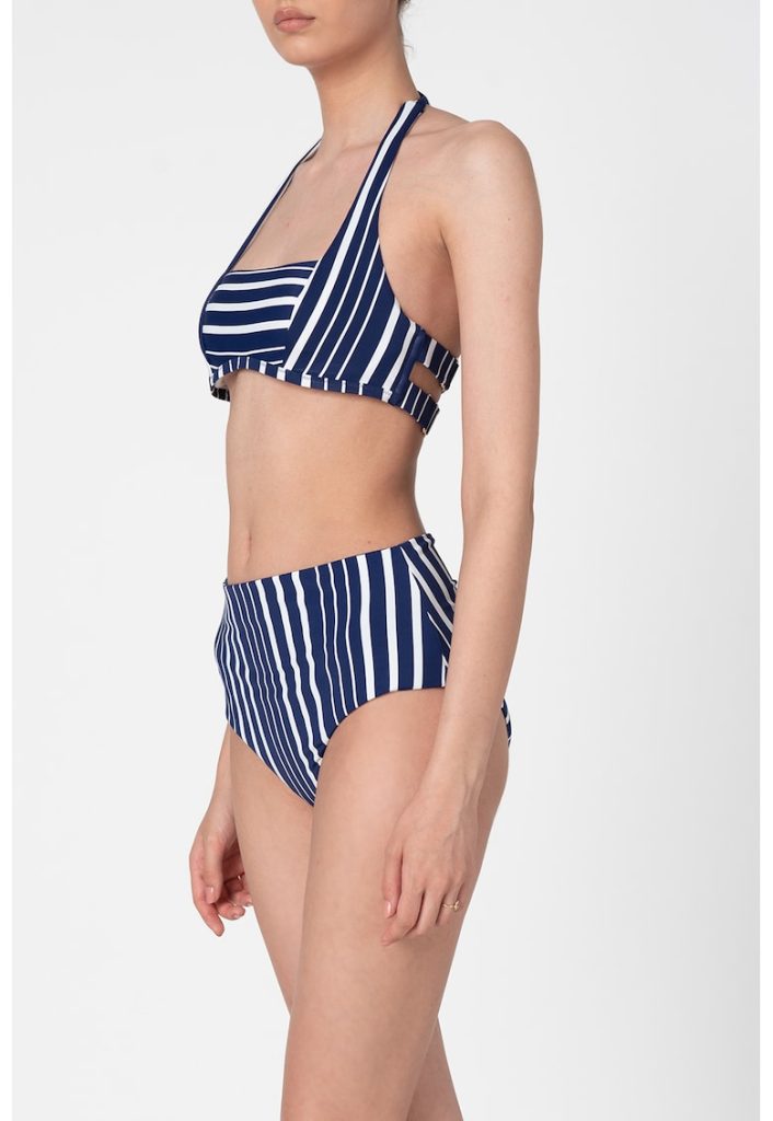 Sutien de baie halter cu dungi-FEMEI/IMBRACAMINTE/Costume de baie-IMBRACAMINTE/Costume de baie