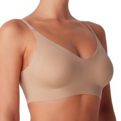 Sutien microfibra laser-cut buretat fara sarme Cotonella ADC17-FEMEI