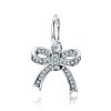 Talisman din argint Crystal Bowknot-Talismane >> Talismane din Argint (toate)