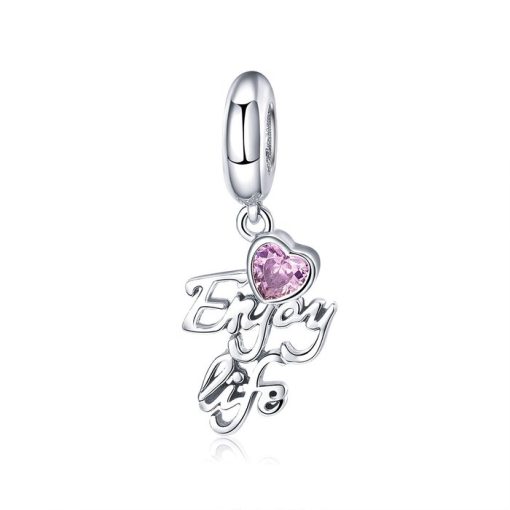 Talisman din argint Enjoy Life-Talismane >> Talismane din Argint (toate)