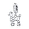 Talisman din argint Silver Poodle-Talismane >> Talismane din Argint (toate)