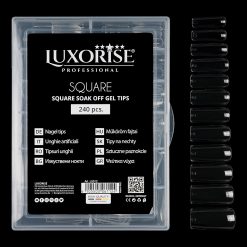 Tipsuri Unghii Dizolvabile Soak Off Square Full Nail 240 buc 1