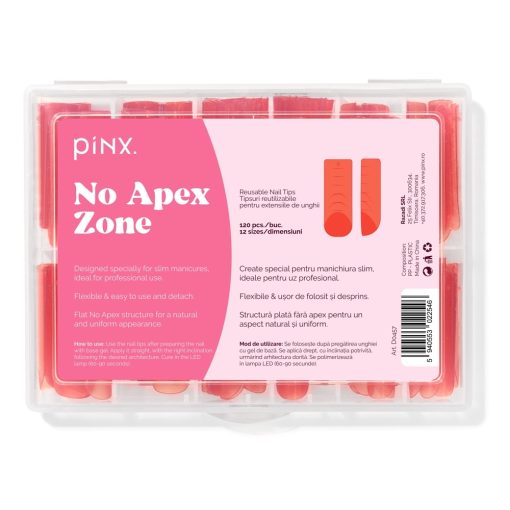 Tipsuri reutilizabile pinx. - No Apex Zone-Manichiura-Noutati Manichiura