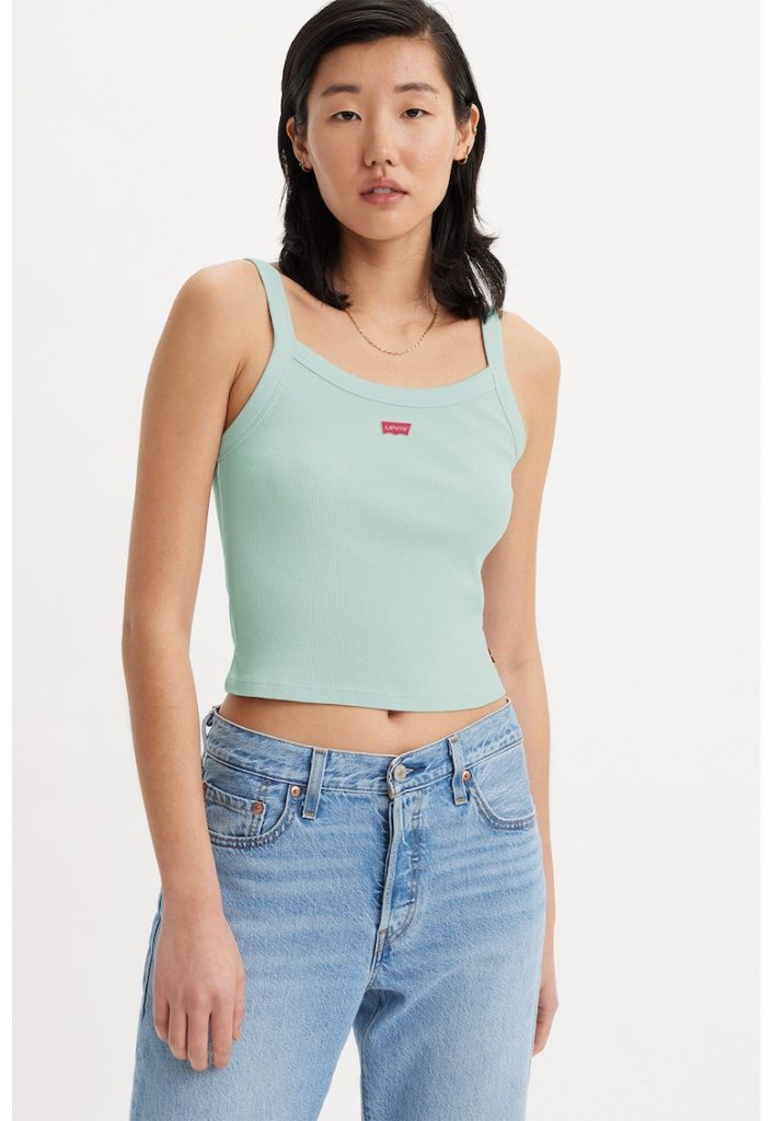 Top crop slim fit Essential-FEMEI/IMBRACAMINTE/Tricouri si maiouri-IMBRACAMINTE/Tricouri si maiouri