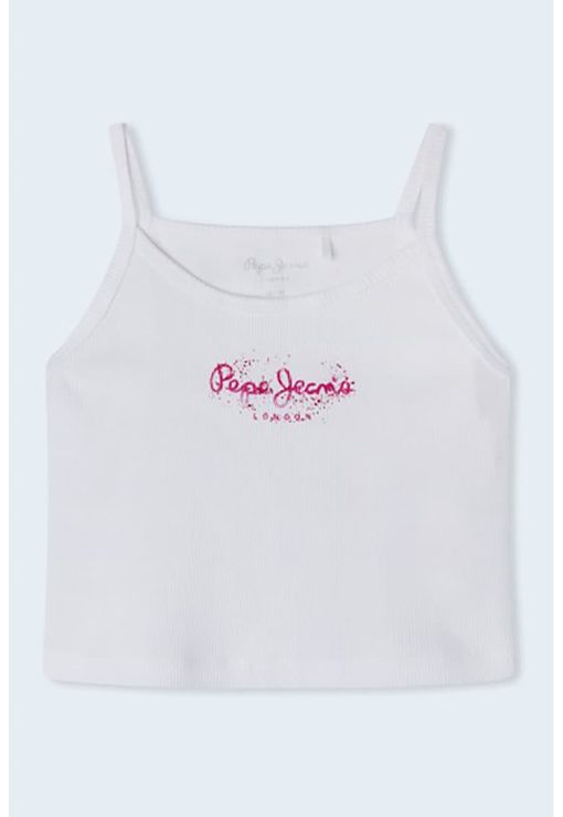 Top de bumbac cu logo Anastasia-BAIETI/IMBRACAMINTE/Tricouri si maiouri-IMBRACAMINTE/Tricouri si maiouri