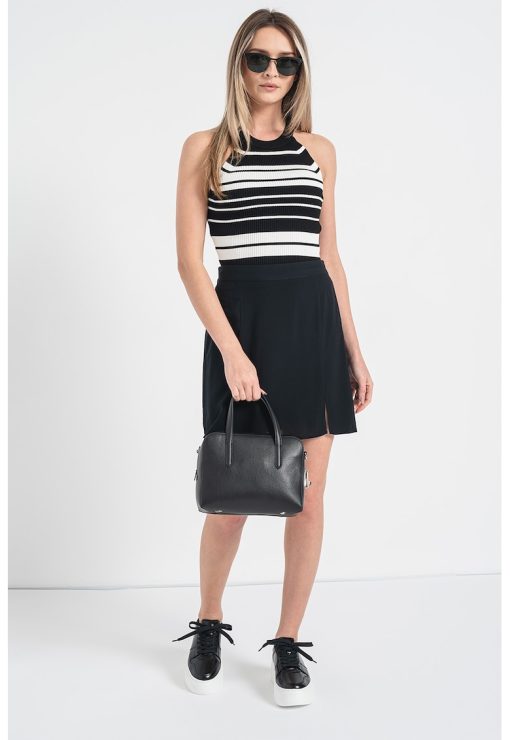 Top in dungi cu model halter-FEMEI/IMBRACAMINTE/Tricouri si maiouri-IMBRACAMINTE/Tricouri si maiouri