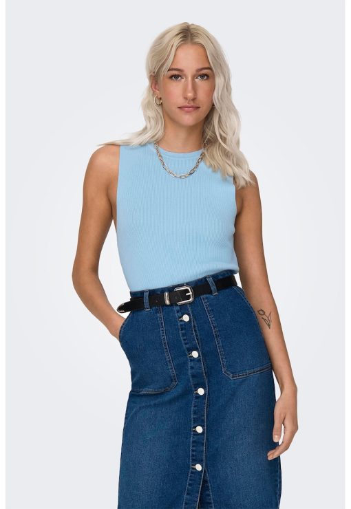 Top regular fit tricotat-FEMEI/IMBRACAMINTE/Tricouri si maiouri-IMBRACAMINTE/Tricouri si maiouri