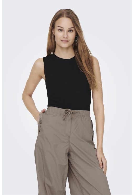 Top regular fit tricotat-FEMEI/IMBRACAMINTE/Tricouri si maiouri-IMBRACAMINTE/Tricouri si maiouri