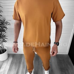 Trening barbati maro pantaloni + tricou oversize B7984 25-4.1-Trening