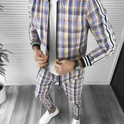 Trening barbati slim fit Pantaloni + Hanorac 10008  N7-4.2-Lichidari