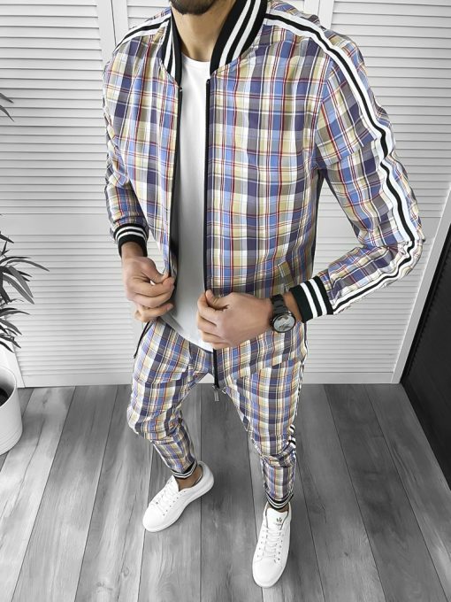 Trening barbati slim fit Pantaloni + Hanorac 10008  N7-4.2-Lichidari