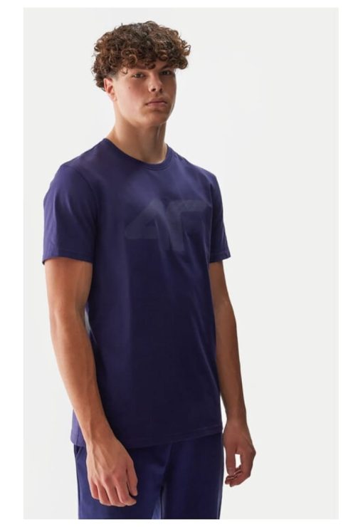 Tricou barbati -  22569 - Bumbac - Bleumarin-BARBATI/IMBRACAMINTE/Tricouri si maiouri-IMBRACAMINTE/Tricouri si maiouri