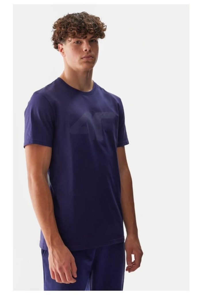 Tricou barbati -  22569 - Bumbac - Bleumarin-BARBATI/IMBRACAMINTE/Tricouri si maiouri-IMBRACAMINTE/Tricouri si maiouri