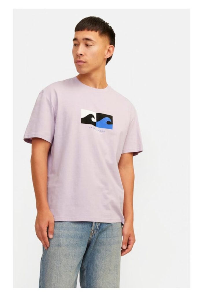 Tricou barbati -  7272 - Bumbac - Violet-BARBATI/IMBRACAMINTE/Tricouri si maiouri-IMBRACAMINTE/Tricouri si maiouri
