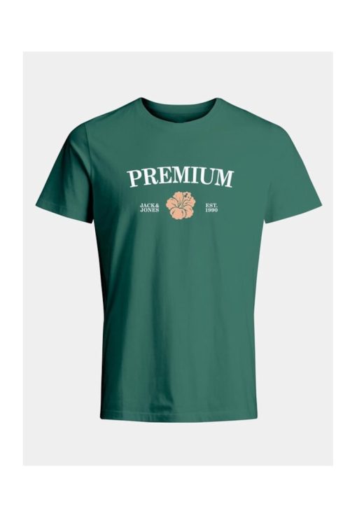 Tricou barbati -  7579 - Bumbac - Verde-BARBATI/IMBRACAMINTE/Tricouri si maiouri-IMBRACAMINTE/Tricouri si maiouri