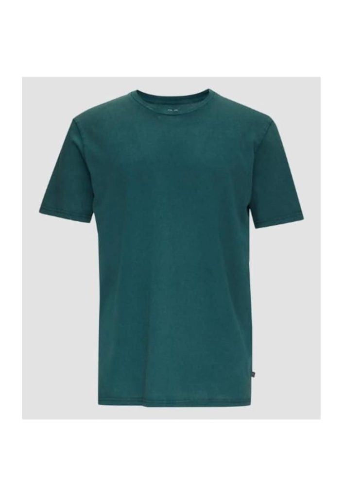 Tricou barbati din bumbac cu decolteu la baza gatului - Petrol-BARBATI/IMBRACAMINTE/Tricouri si maiouri-IMBRACAMINTE/Tricouri si maiouri