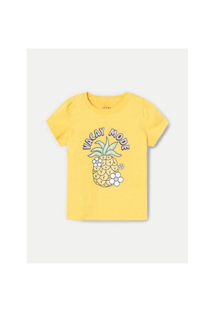 Tricou copii -  523596 - Galben - Bumbac-FETE/IMBRACAMINTE/Tricouri si maiouri-IMBRACAMINTE/Tricouri si maiouri